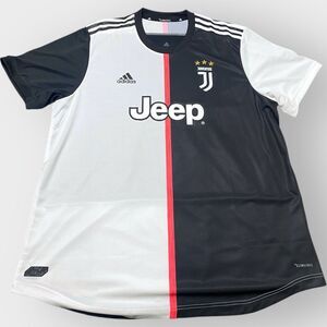 adidas Juventus Home Authentic Jersey 2019/20 Black/White HW5456 Mens size 2XL